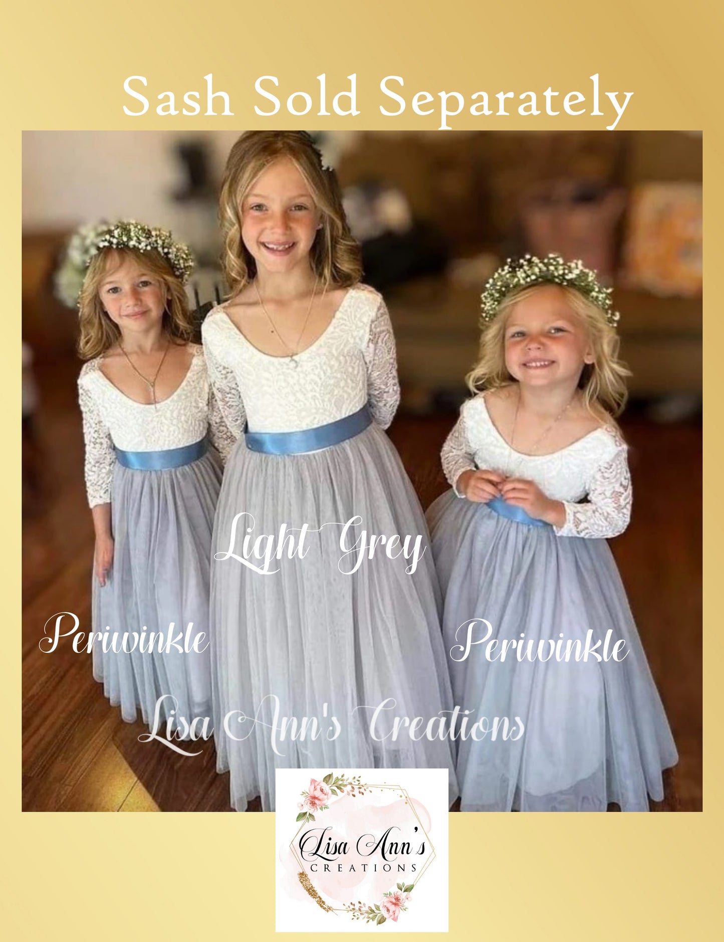 The Tulip - Long Sleeve - Periwinkle Dress