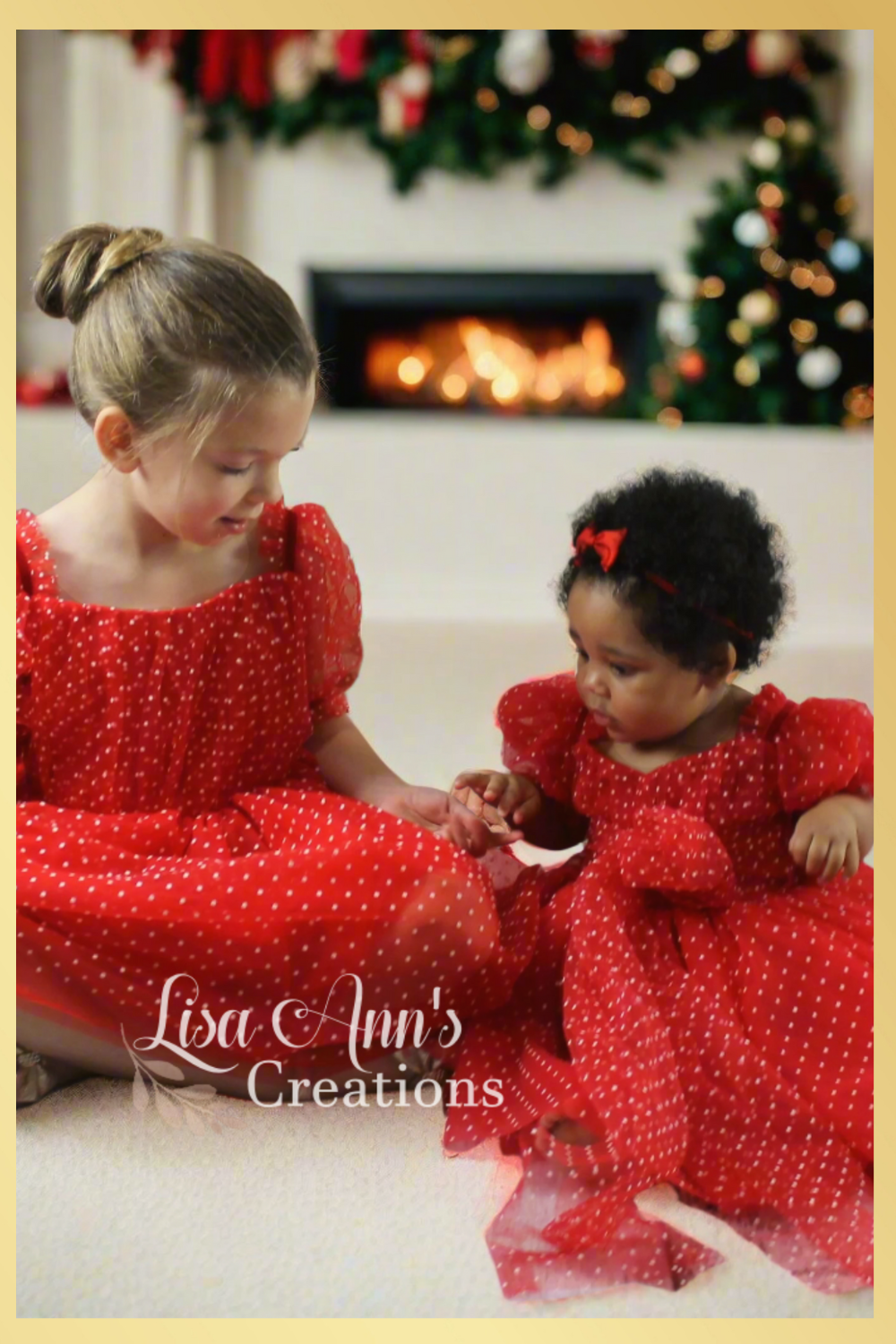 matching Christmas dresses for girls