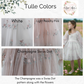 Tulle colors for flower girl dress