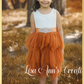 Girls special occasion dress in burnt orange
