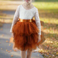 The Daisy - Burnt Orange Dress - Long Sleeve