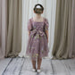 The Wildflower - Girls Floral Dress - Dusty Purple