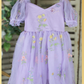 Lavender flower girl dress