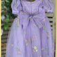 flower girl dress in lavender tulle 