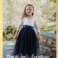 The Tulip - Navy Dress - Long Sleeve