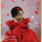 red baby girl valentines day dress