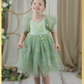 sage flower girl dress