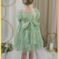 floral flower girl dress