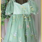 sage green flower girl dress