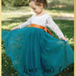 Flower Girl Dress in Teal 