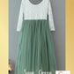 Flower Girl Dress Sage Green