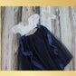 Wedding kids outfit navy special occasion dress